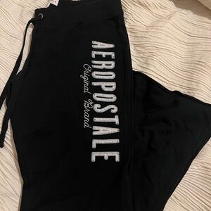 Black Aeropostale Fit and Flare Sweats